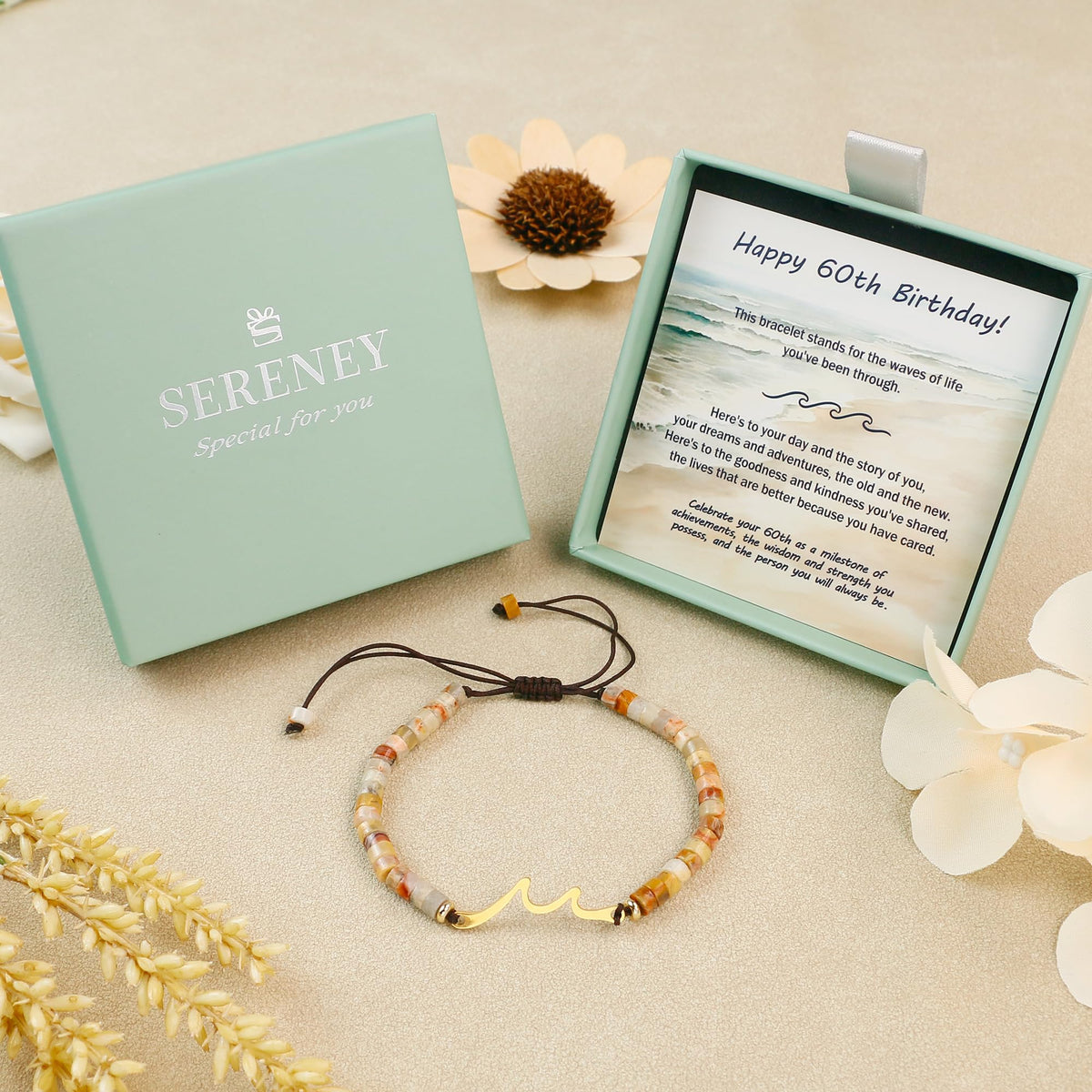 13th 16th 18th 40th 50th 60th Birthday Gifts Wave Birthday Bracelet