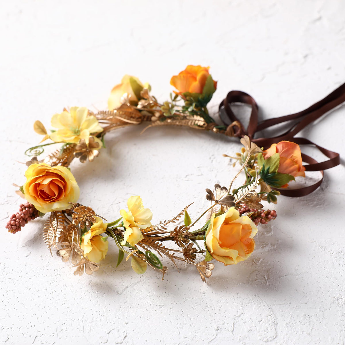 Pink Bohemian Flower Crown, Fairy Babys Breath Flower Headband