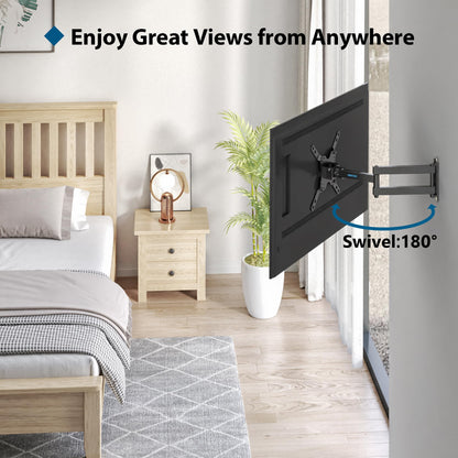 BONTEC TV Wall Bracket for 13-42 Inch TVs, Full Motion TV Wall Mount, 20 kg