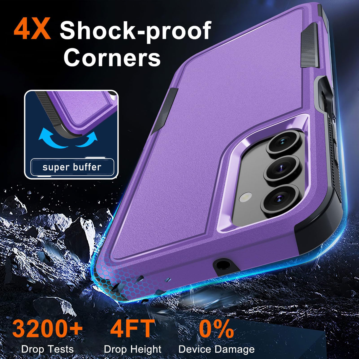 Case for Samsung Galaxy A16 5G,Full Body Heavy Duty Cover,Mint Green