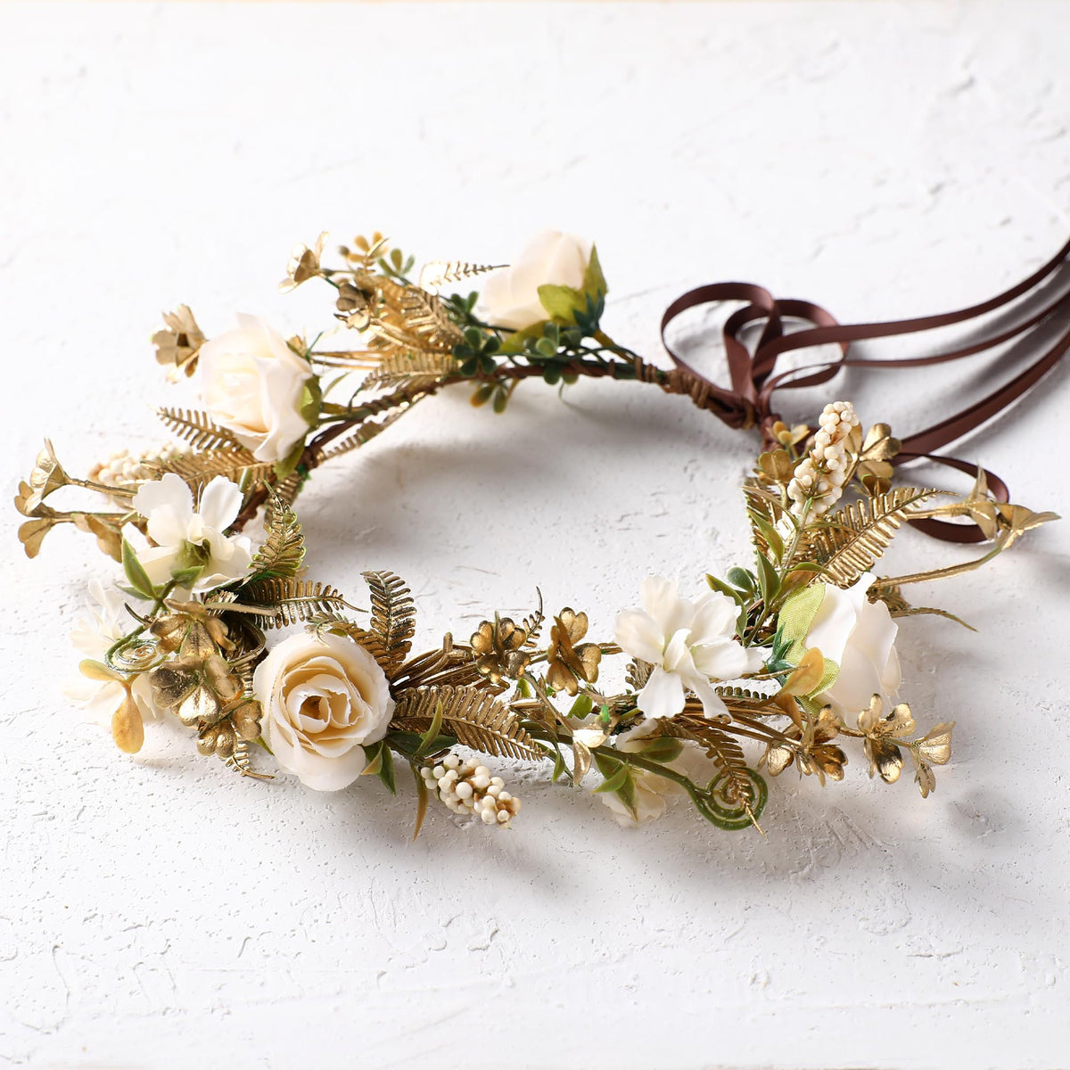 Pink Bohemian Flower Crown, Fairy Babys Breath Flower Headband