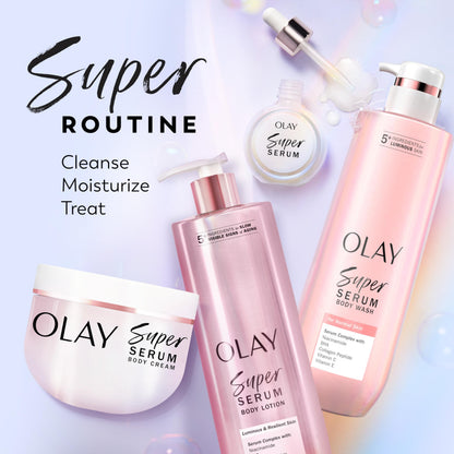 Olay Super Serum Body Wash for Women, For Extra Dry Skin, 28 fl oz
