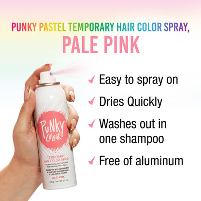 Punky Temporary Hair Color Spray Washes Out Tiger Orange, 3.5 oz, 1 Pack