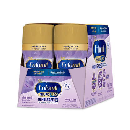 Enfamil NeuroPro Gentlease Ready-to-Feed Baby Formula, 2 Fl Oz, 24 CT
