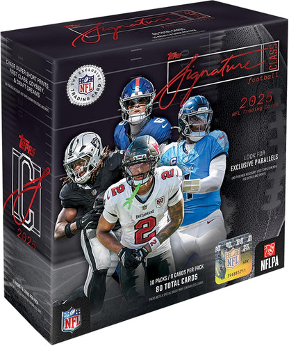 2025 Topps NFL Signature Class Football - Factory Sealed - Mega Box