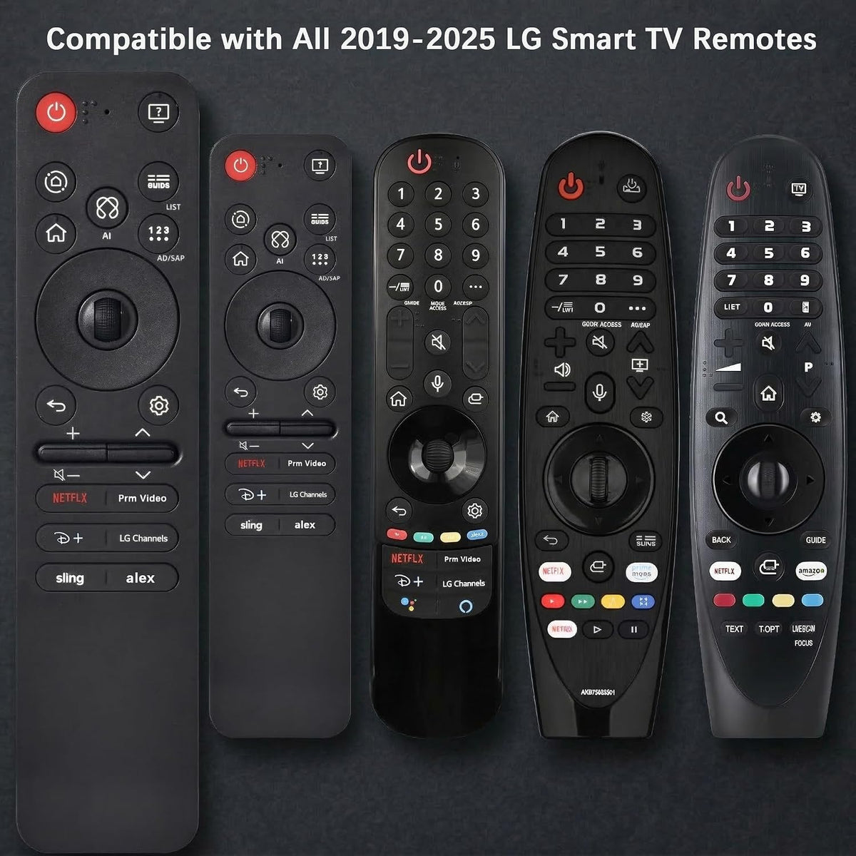 Magic Remote for 2019-2025 LG Smart TV,AI Voice & Pointer Control