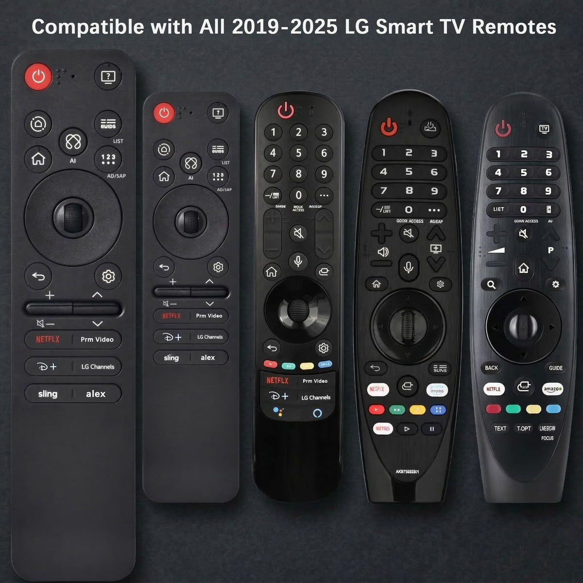 Magic Remote for 2019-2025 LG Smart TV,AI Voice & Pointer Control