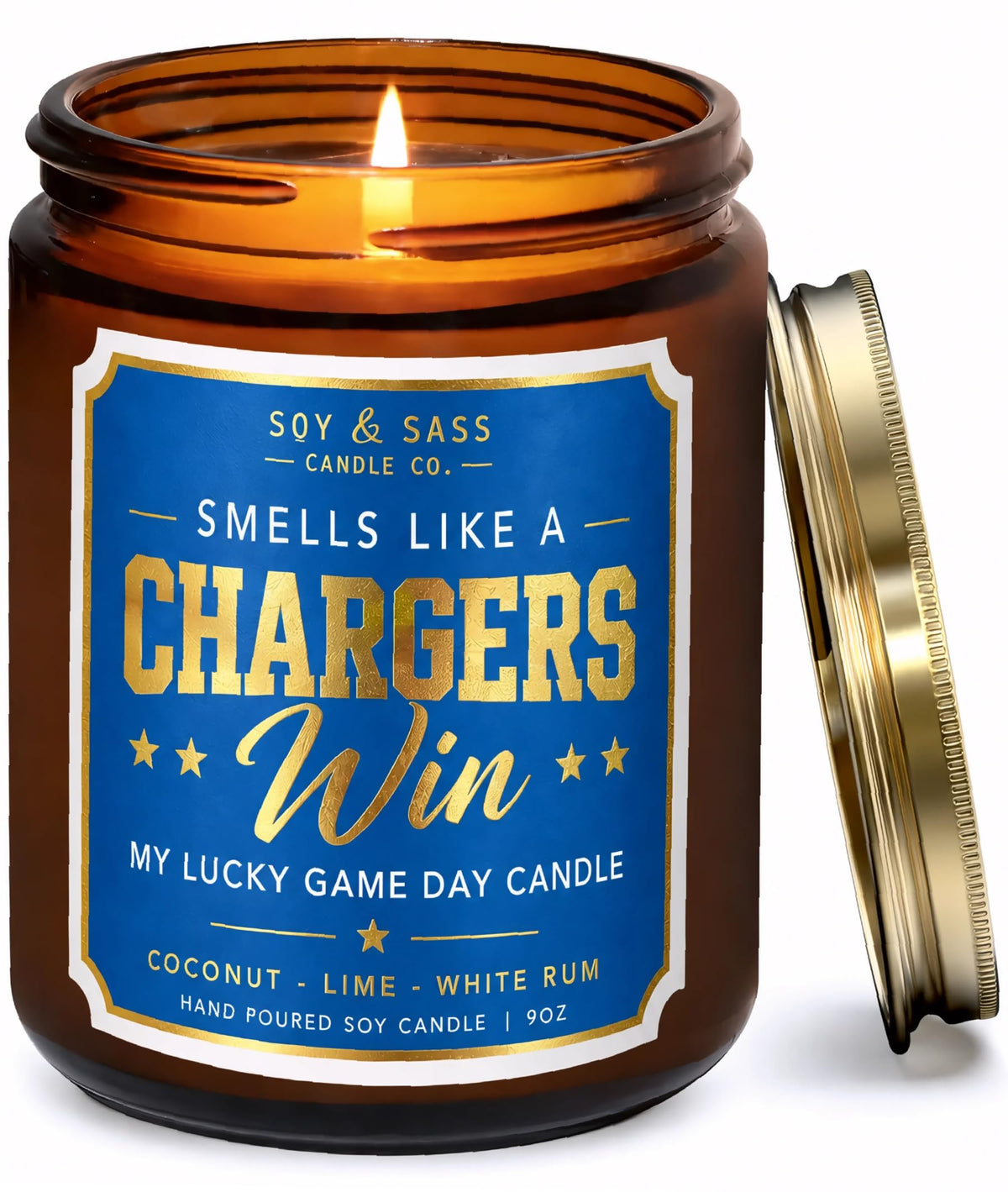 Vikings Gifts for Women / Men - Smells like a Vikings Win Candle, USA Made