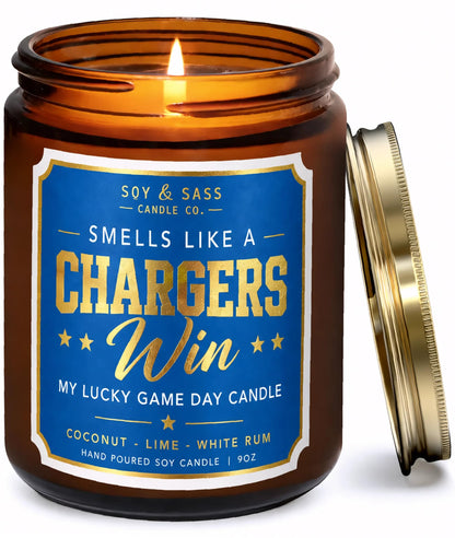 Vikings Gifts for Women / Men - Smells like a Vikings Win Candle, USA Made