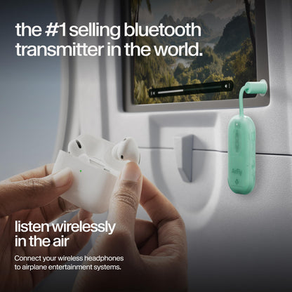 Twelve South AirFly SE, Bluetooth Wireless Audio Transmitter Adapter, White