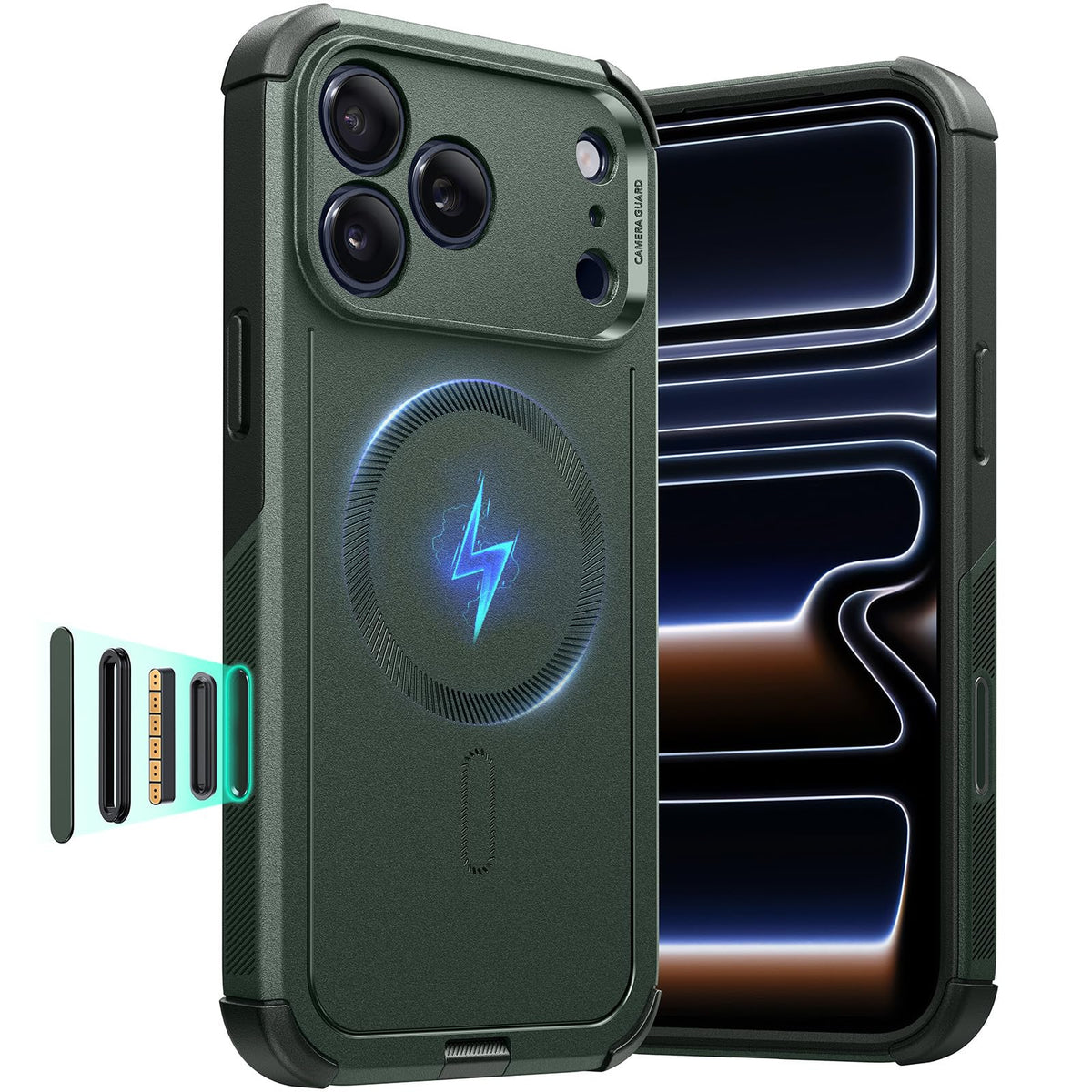 ESR Cyber Tough for iPhone 18 Pro Max/17 Pro Max Case, Black