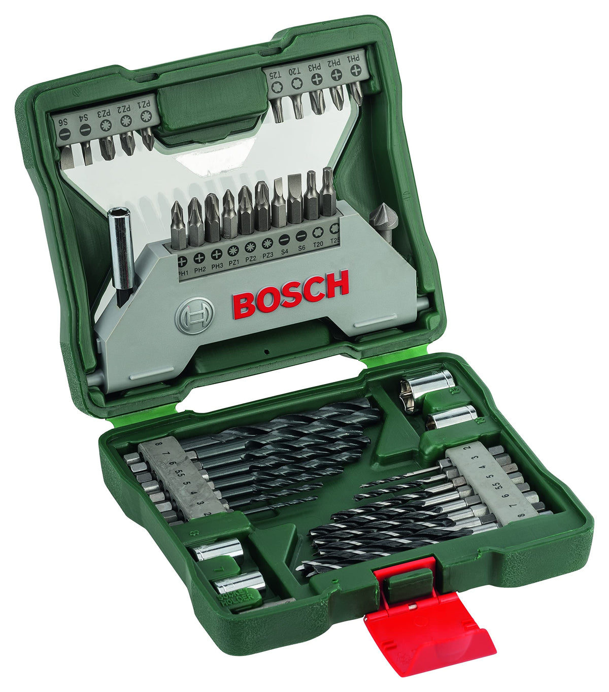 Bosch Accessories 34-piece Screwdriver/Drill bit Set (for Wood, Metal and Stone, Accessories for Drill Drivers)