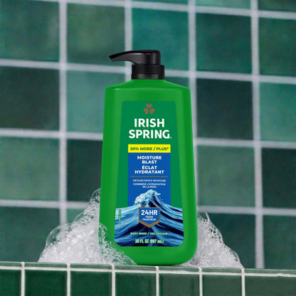 Irish Spring Body Wash for Men, Original Scent, 887 mL