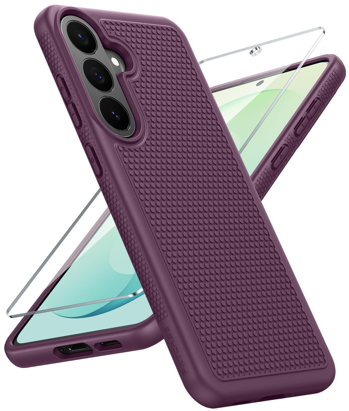 FNTCASE for Google Pixel 9a Case: Green Non Slip Textured