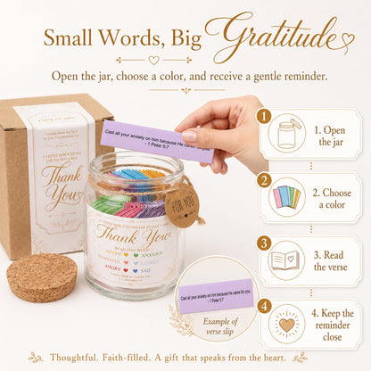Read This When Bible Verses Jar – Birthday Gifts for Women, Christian Gifts, Christmas Gift for Women, Gift for Mom from Daughter