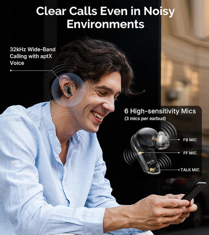 Edifier STAX Spirit S10 Planar Magnetic ANC Wireless Earbuds, IP54