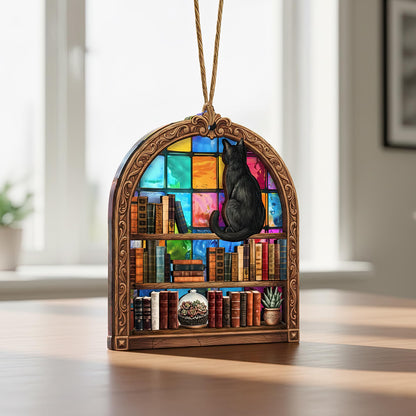 Book Lovers Gifts Book Ornament, Teacher Gifts for Women, Librarian, Reader