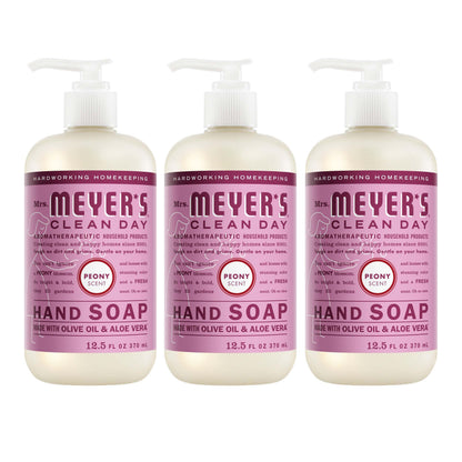 MRS. MEYER'S CLEAN DAY Liquid Hand Soap, Lemon Verbena, 12.5 fl oz, 3 Pack