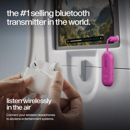 Twelve South AirFly SE, Bluetooth Wireless Audio Transmitter Adapter, White