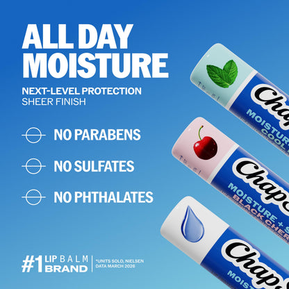 ChapStick Moisturizer Original Lip Balm Tubes, SPF 15 and Skin Protectant - 0.15 Oz (Pack of 3)