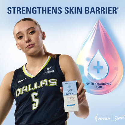 Secret Clinical Antiperspirant Deodorant for Women, Completely Clean 2.6 oz