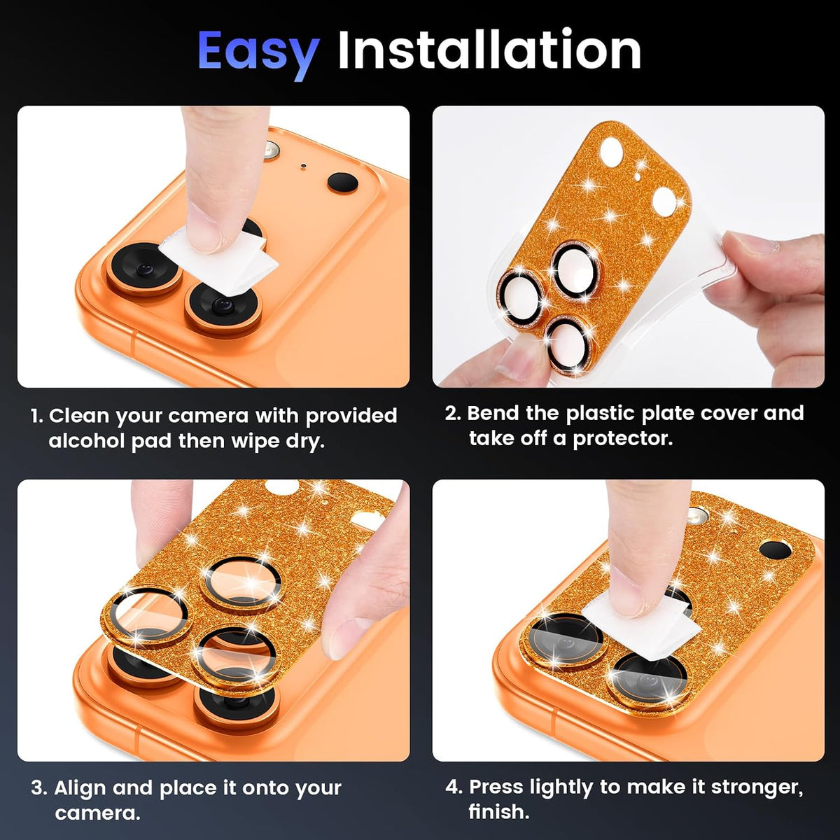 Tensea for iPhone 15 Pro Max/iPhone 15 Pro Camera Lens Protector