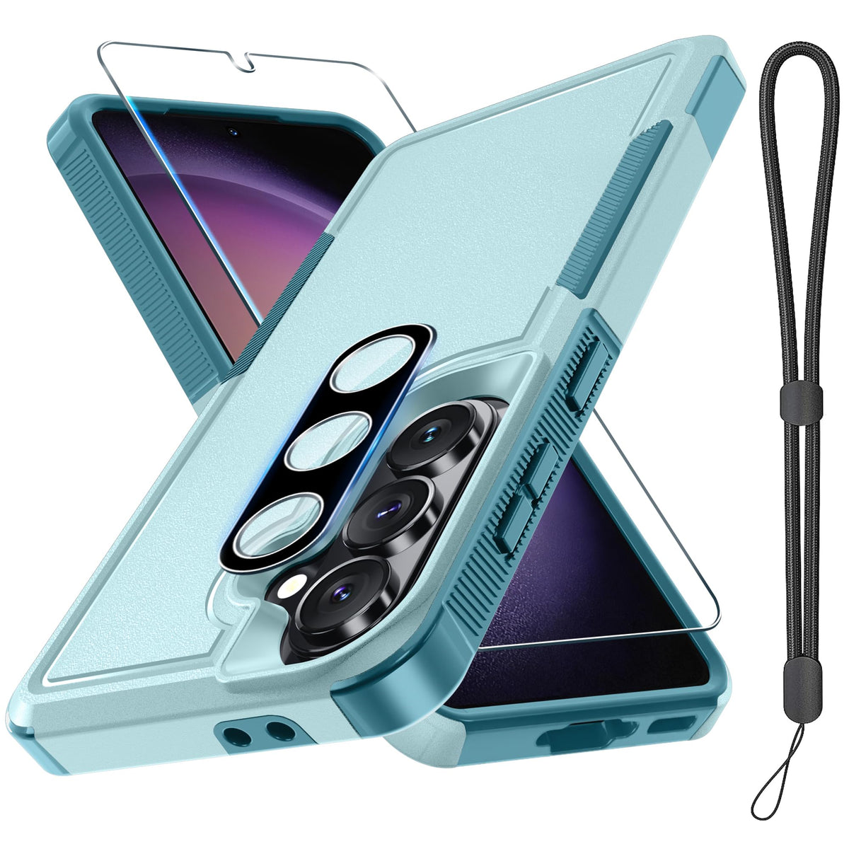 Case for Samsung Galaxy A16 5G,Full Body Heavy Duty Cover,Mint Green