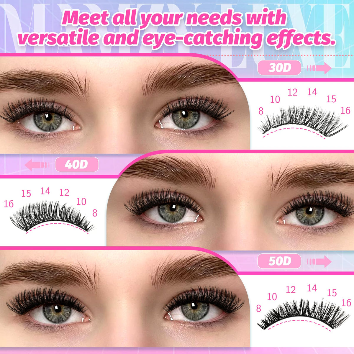 Lash Clusters Wispy 60D Eyelash Clusters 10-18mm Fluff Cluster Eyelash Extensions D Curl No Plastic Feel Individual Lashes Extension 240 Pcs Versatile False Eyelashes Clusters