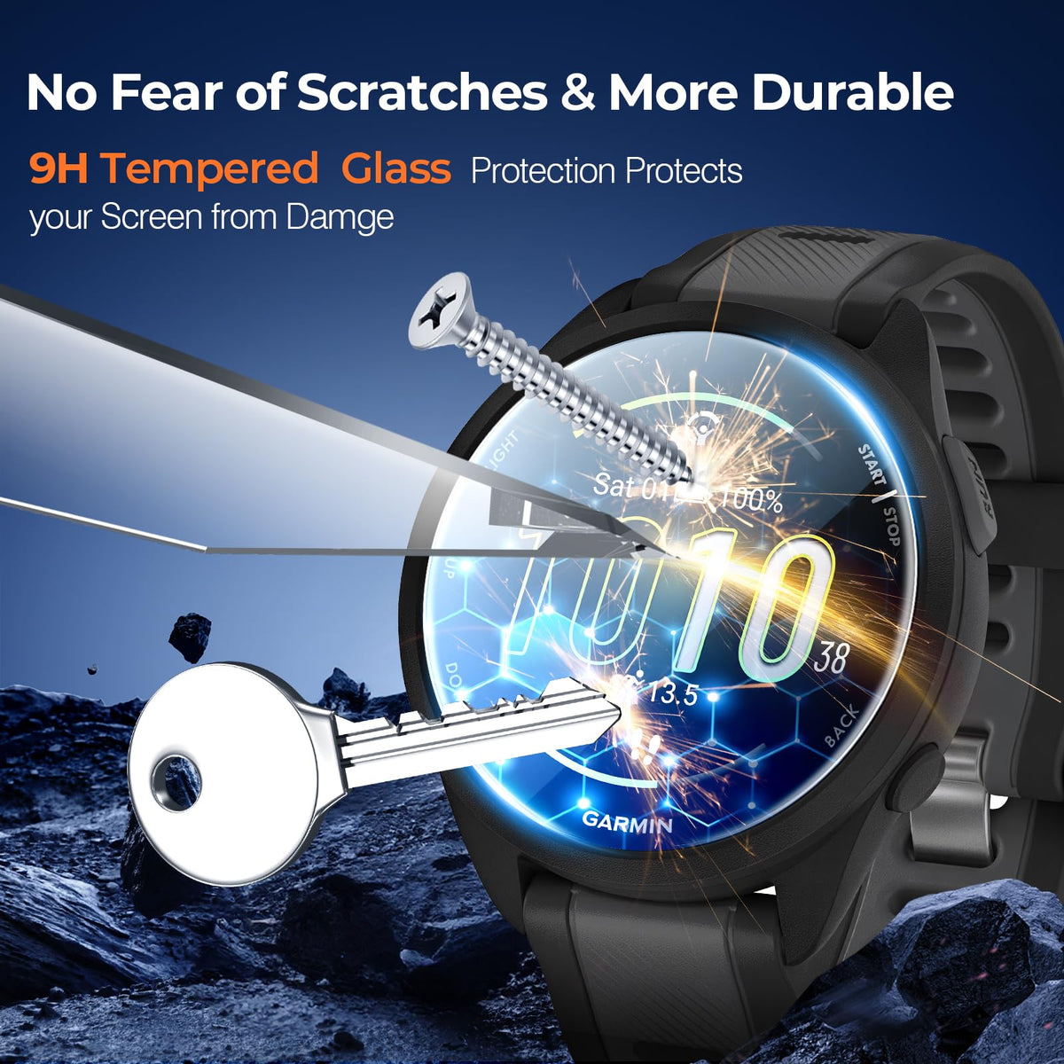LK for Apple Watch Ultra 4/3/2 49mm Privacy Screen Protector