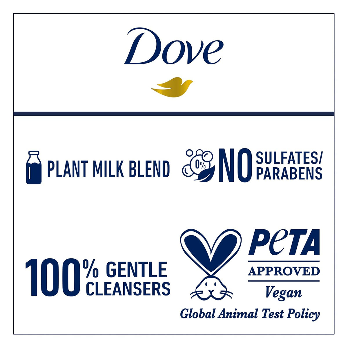 Dove Whipped Shower Foam Oat Milk & Berry Brulee 10.3 oz