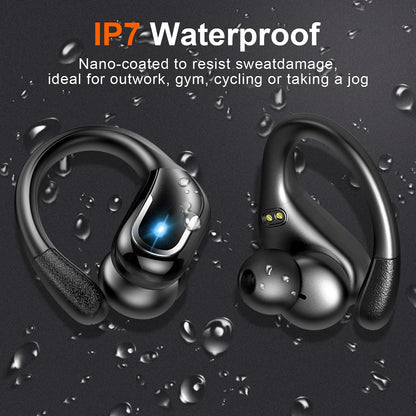 Wireless Earbuds Sports, 75Hrs Bluetooth 5.4 Headphones, Bass Hi-Fi Stereo
