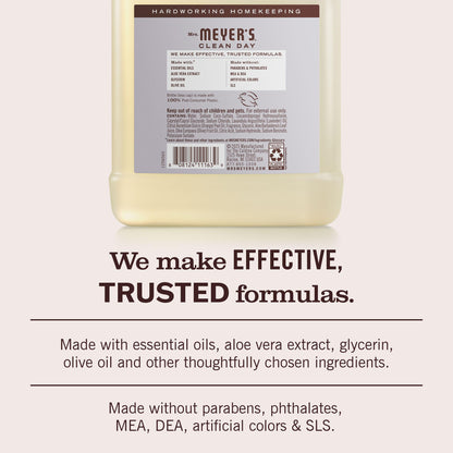 MRS. MEYER'S CLEAN DAY Hand Soap Refill, Lemon Verbena Scent, 33 Fl Oz Bottle