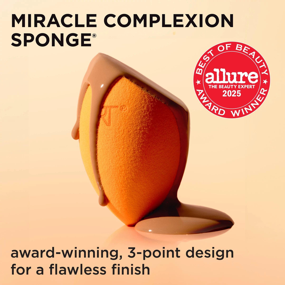 Real Techniques Mini Miracle Complexion Sponge for Makeup, 4 Count
