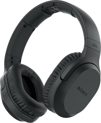 Sony RF400 Wireless Home Theater Headphones for Watching TV WHRF400, Black