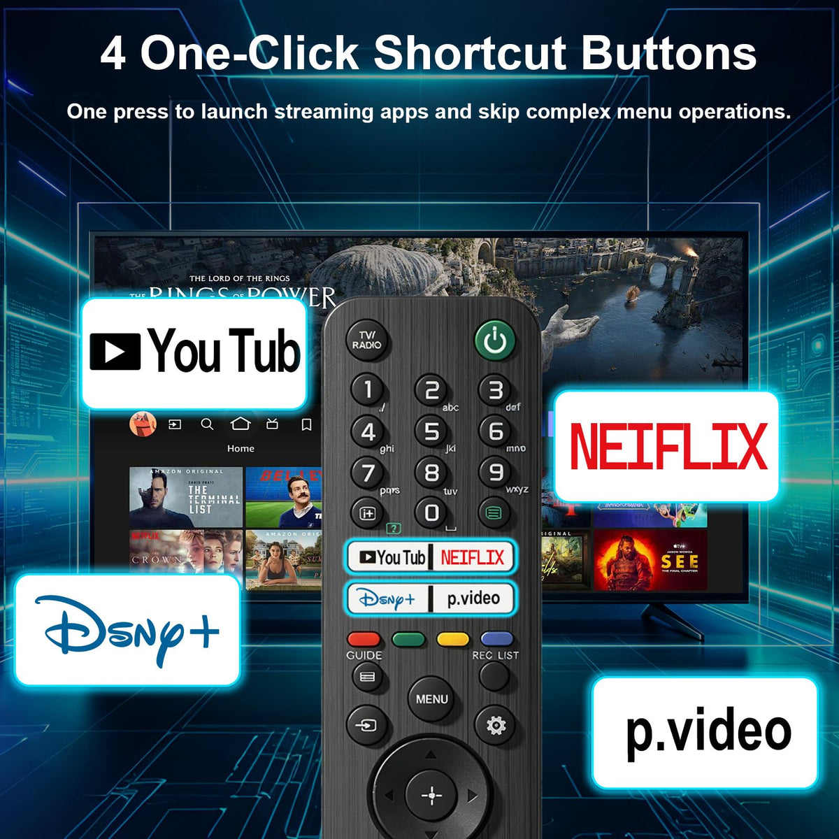 Universal Remote Control for Almost All LG TVs, for LG TV Remote
