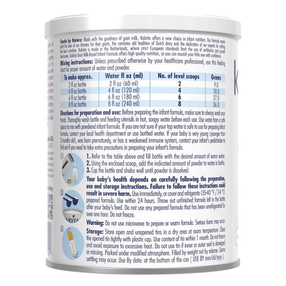 Kabrita Goat Milk Infant Formula Powder, Gentle Digestion, Non-GMO, 14 oz