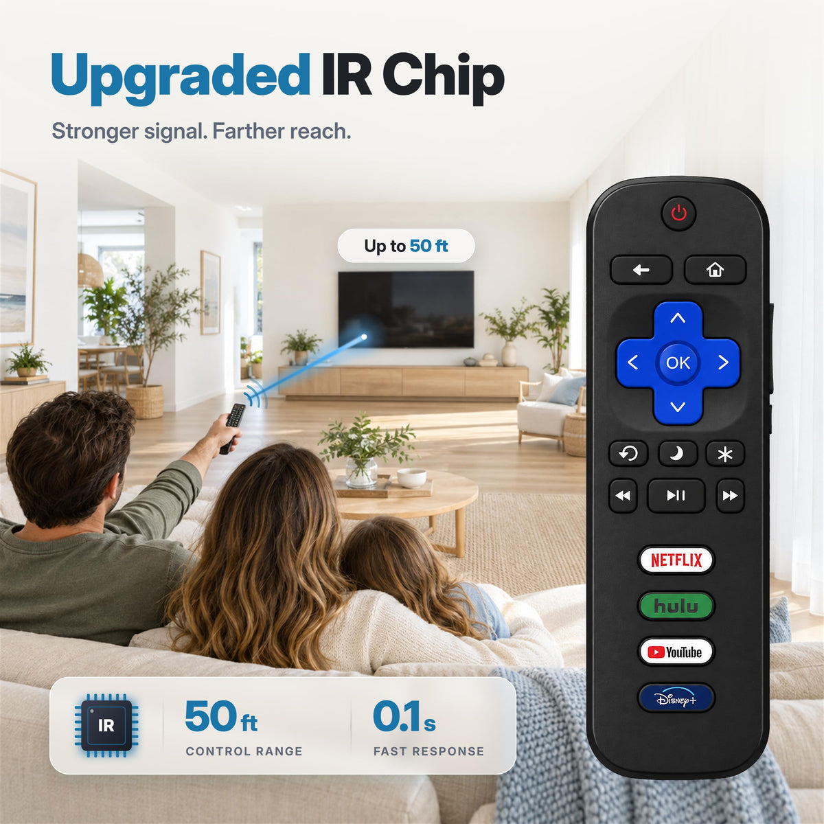 Replacement for LG TV Remote, for All 2019-2025 LG Remote Control for Smart TV with Voice and Pointer Function, for LG Magic Remote. 1-Year Warranty.