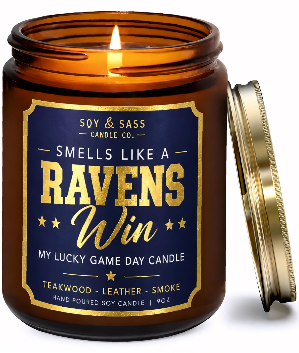 Vikings Gifts for Women / Men - Smells like a Vikings Win Candle, USA Made