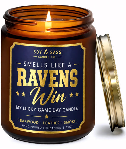 Vikings Gifts for Women / Men - Smells like a Vikings Win Candle, USA Made
