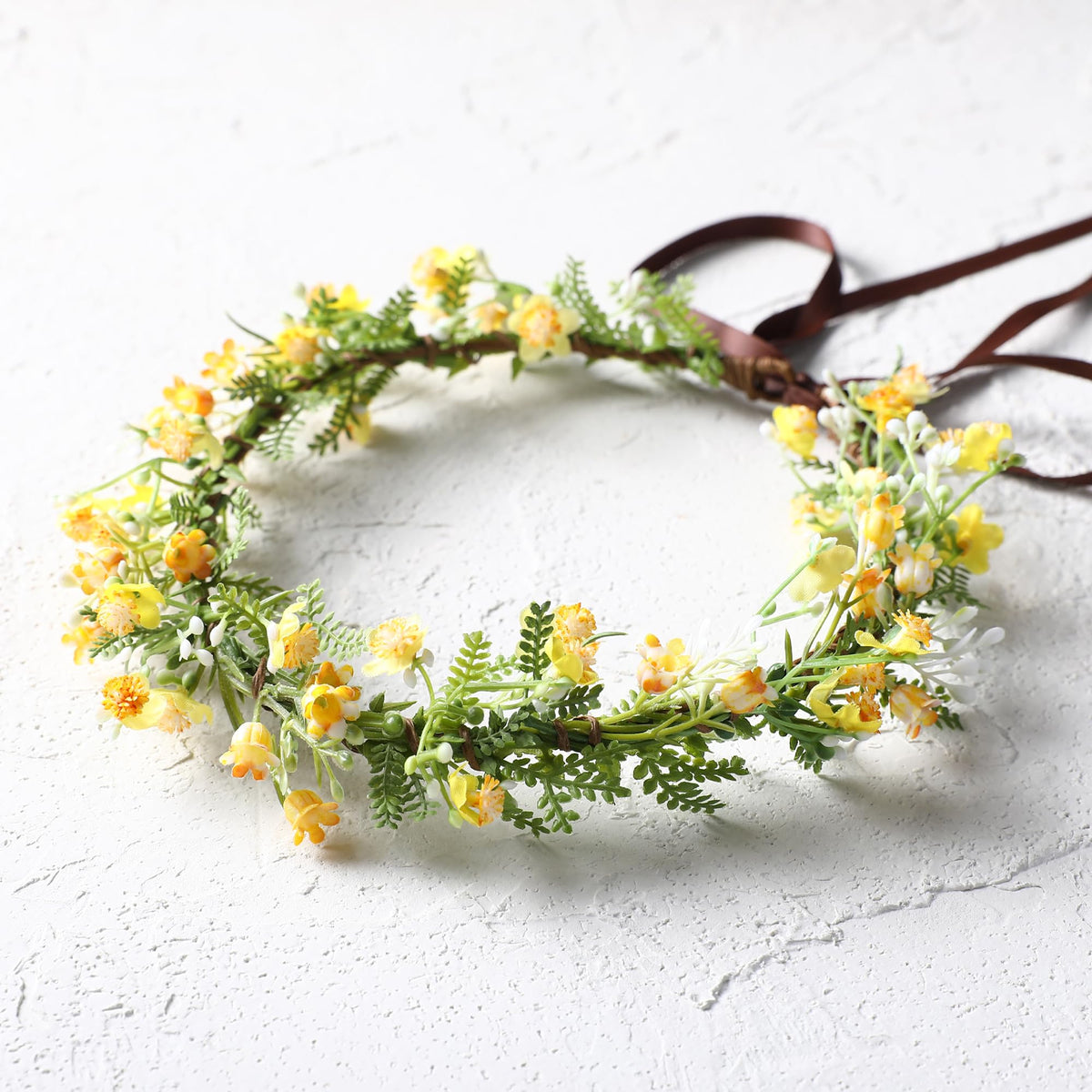 Pink Bohemian Flower Crown, Fairy Babys Breath Flower Headband