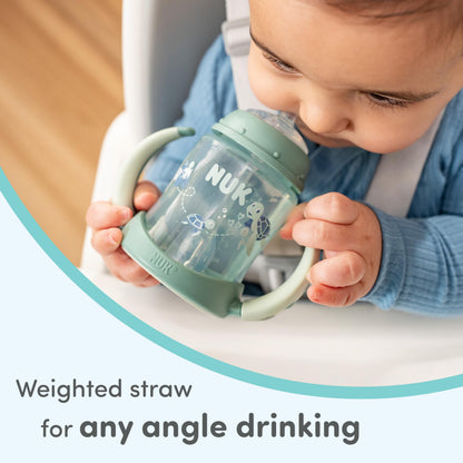 NUK Learner Straw Cup, 10oz, 2-Pack, Amazon Exclusive Timeless