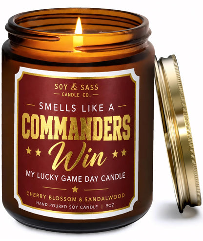 Vikings Gifts for Women / Men - Smells like a Vikings Win Candle, USA Made