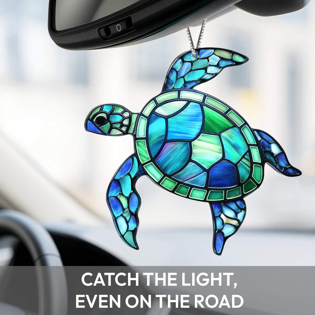 Sea Turtle Gift for Women, Mom & Daughter Christmas Ornament with Card