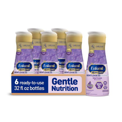 Enfamil NeuroPro Gentlease Ready-to-Feed Baby Formula, 2 Fl Oz, 24 CT