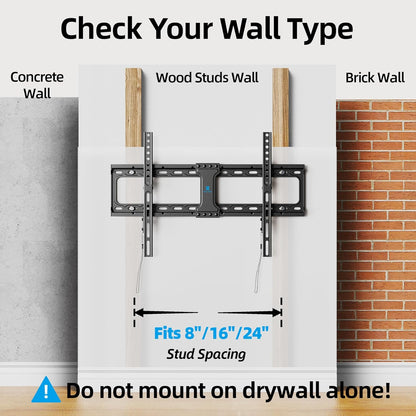 Fixed TV Wall Mount Bracket for 50 55 65 70 75 85 86 Inch TVs