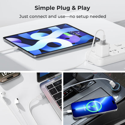 Basesailor USB to USB C Adapter,USBC Female to USB A Male Charger Adapter