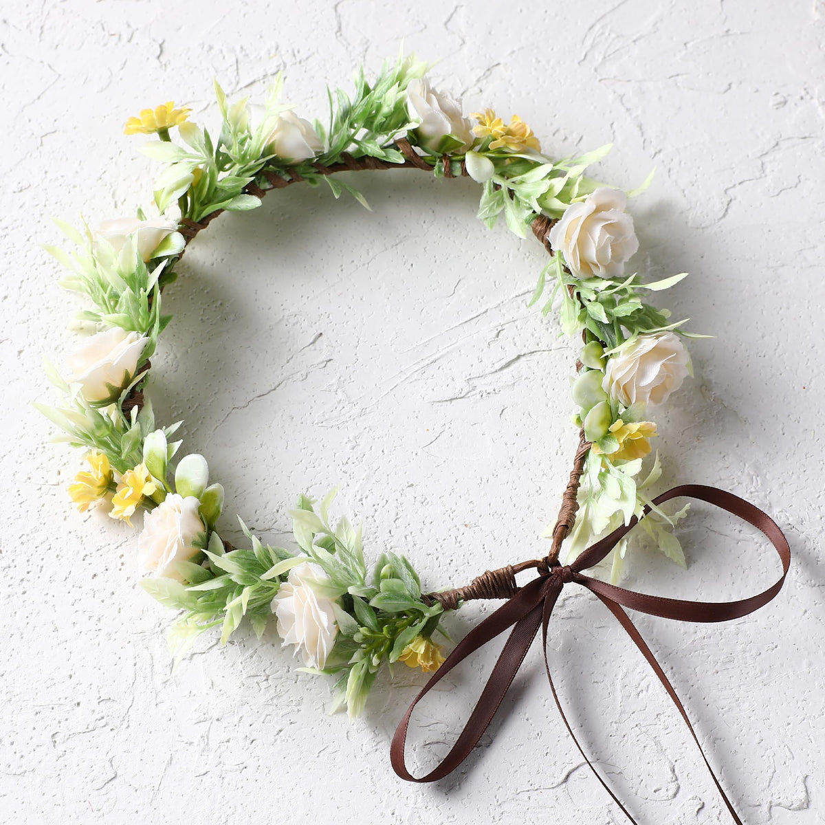 Pink Bohemian Flower Crown, Fairy Babys Breath Flower Headband