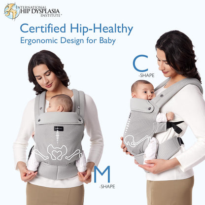 Momcozy PureHug Baby Carrier - Ergonomic, Cozy and Lightweight for 7-45 lbs