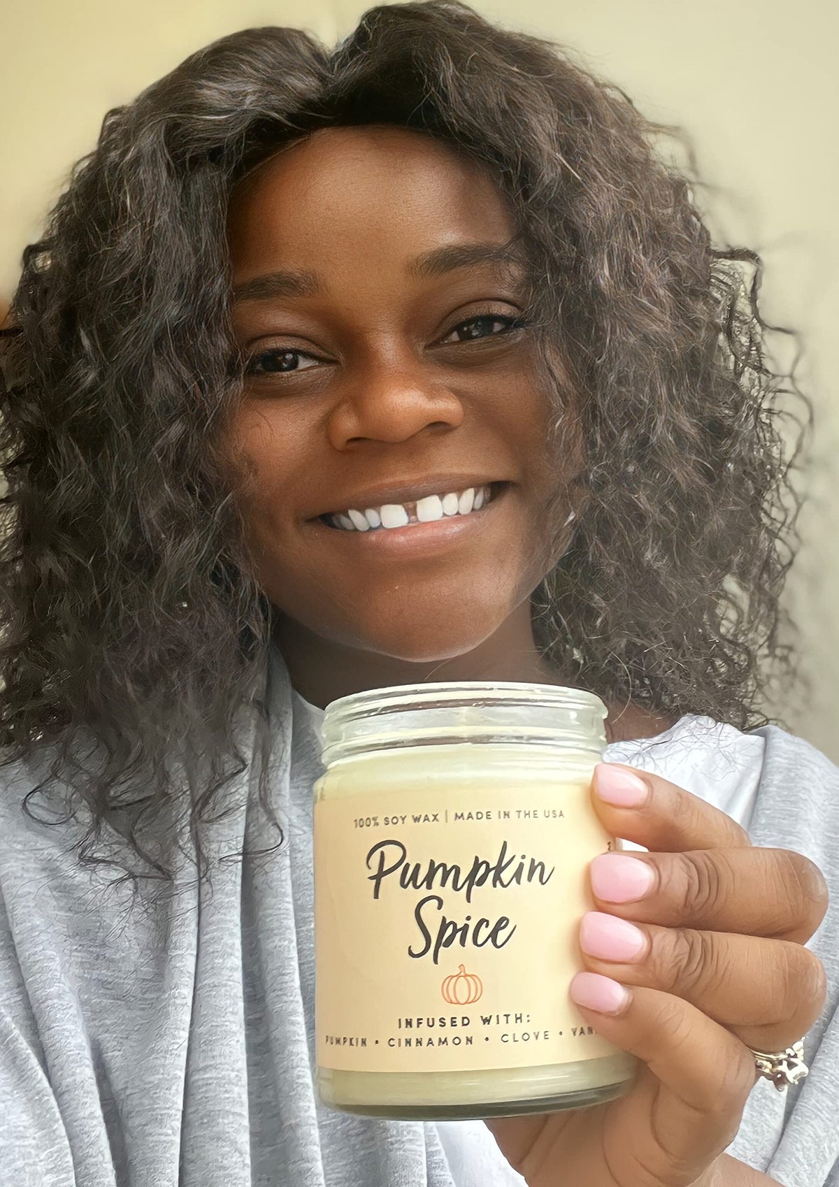 Wax & Wit Fall Candles for Home Scented – Apple, Cinnamon, Clove, Orange – Perfect Home Décor Gifts for Autumn, Holiday, Christmas, Winter - 9oz, Soy Wax, 50 Hour Burn