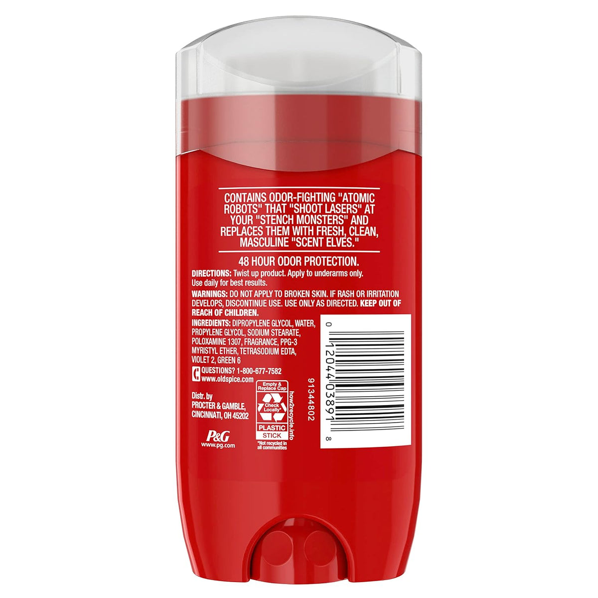 Old Spice Deodorant for Men, Aluminum Free, Sport Scent, 3.0 oz Pack of 3